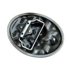 Skull Scalp Buckle Men&rsquo;s Western Cowboy Motorcycle Riding