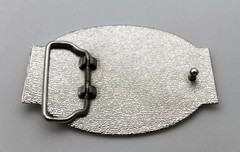 US American Flag Belt Buckle Western Cowgirl Cowboy Rodeo Metal