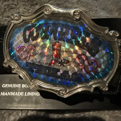 Texas Cowgirl Women&rsquo;s Holographic Western Belt & Buckle Rodeo Sm/Med
