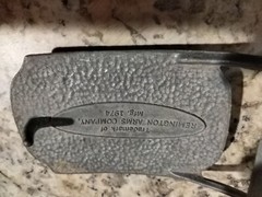 Belt Buckle Remington Arms Vintage Embossed Belt Buckle
