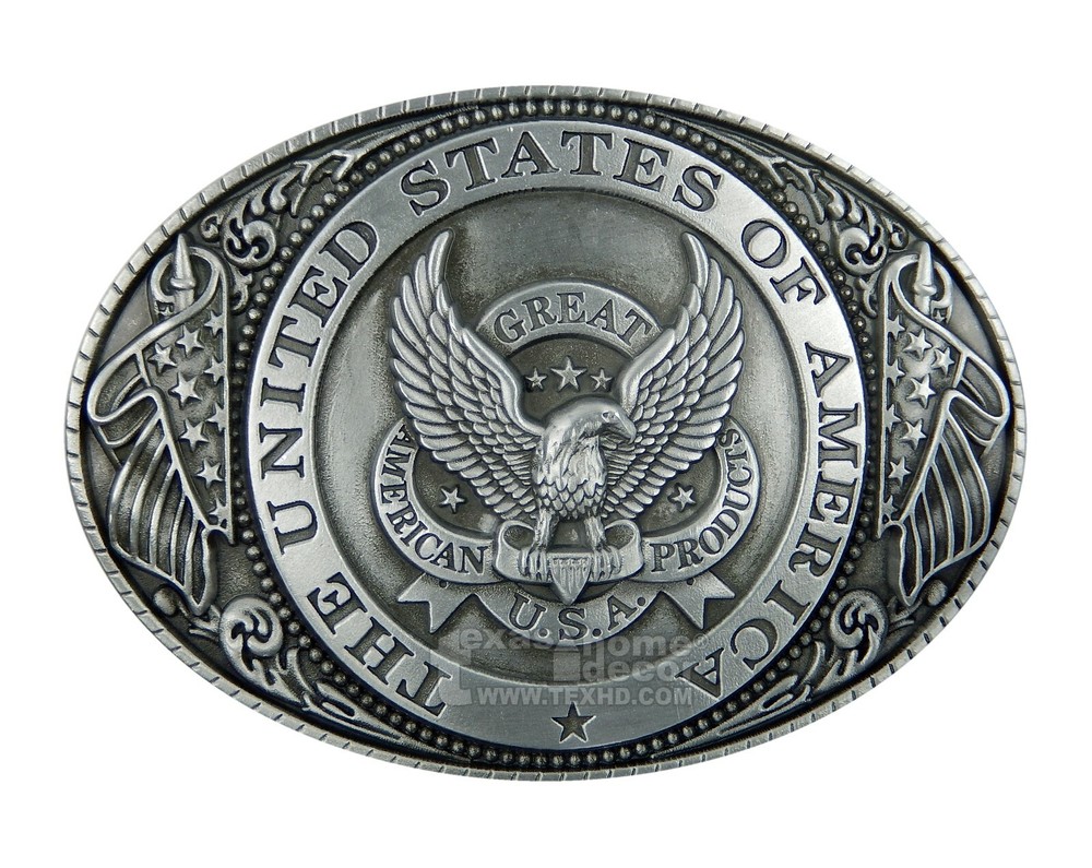 Men&rsquo;s United States of America Seal Belt Buckle USA American Pride Fit 1.5&Prime; Belt
