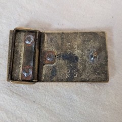 Vintage Brass Solid Brass Budweiser Belt Buckle