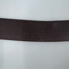 Timberland Genuine Leather Belt with gold Buckle – Brown Size 36