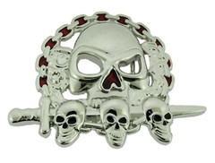 Skull Belt Buckle Cross bones Men Women Halloween Costume Christmas Party Gift