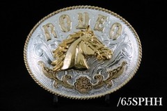 Western Design Cowboy Horse 2 Tones Gold & Silver Color 65SPHH