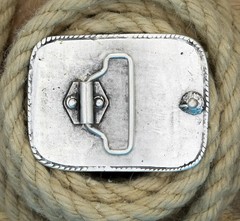 Lighthouse Belt Buckle with Edge – Maritime Metal Buckle in Nautical Style