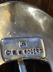 MM Rogers Sterling Silver Belt buckle 1.25-.75 34-36✅