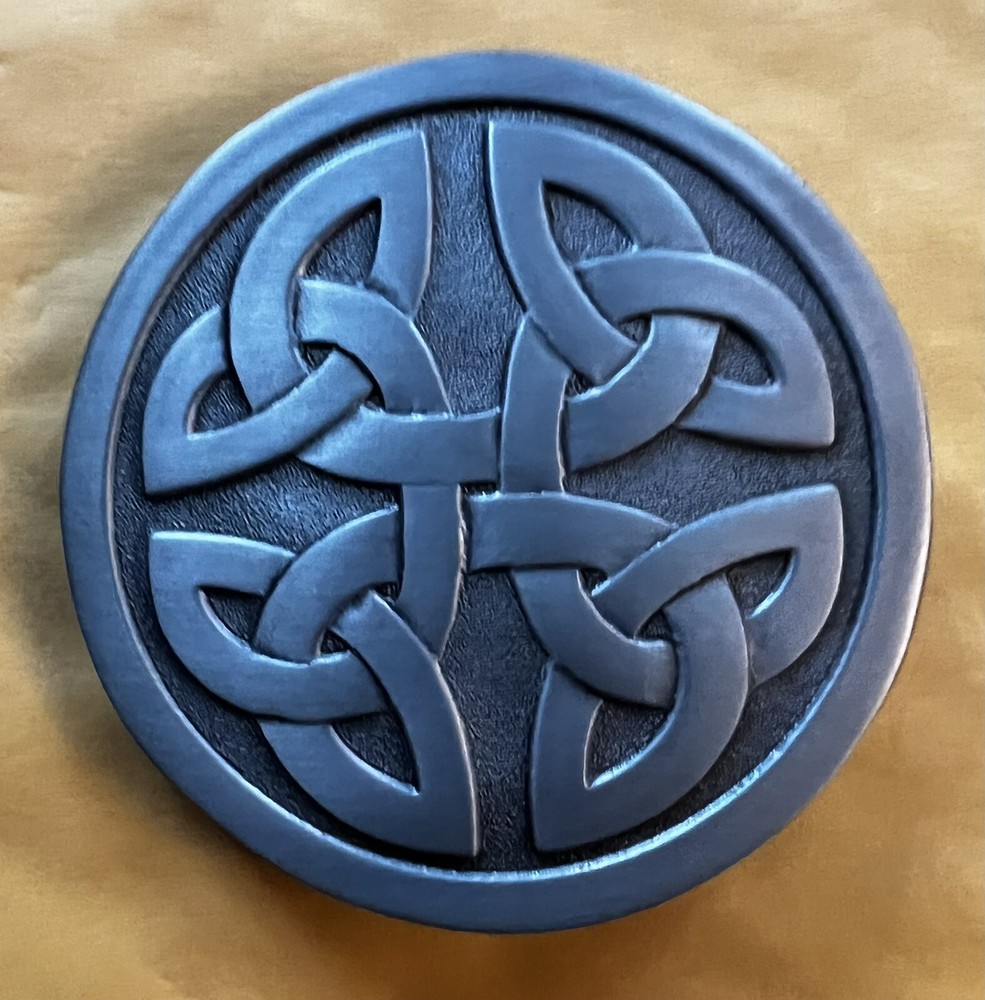 ROUND CELTIC BELT BUCKLE NEW APPROXIMATELY 2 5/8&Prime; ROUND