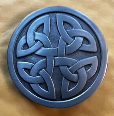 ROUND CELTIC BELT BUCKLE NEW APPROXIMATELY 2 5/8&Prime; ROUND