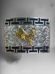 Rooster Western Cowboy Belt Buckle Hebilla Vaquera Fina Rodeo Con Gallo