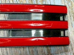 Adidas Golf 3 Stripe Red Gray Color – Trophy Award Style Sports Belt Buckle