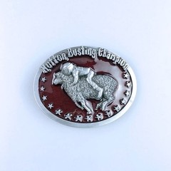 100 Mutton Busting Champion Western Cowboy BronzeBlack,Silver,Red,Blue Buckles
