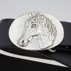 Belt buckle horse pin buckle for 4 cm leather belt pin buckles gs124