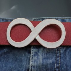 Infinity Belt Buckle Rosepearl Elegant Romantic Artful Boho Style