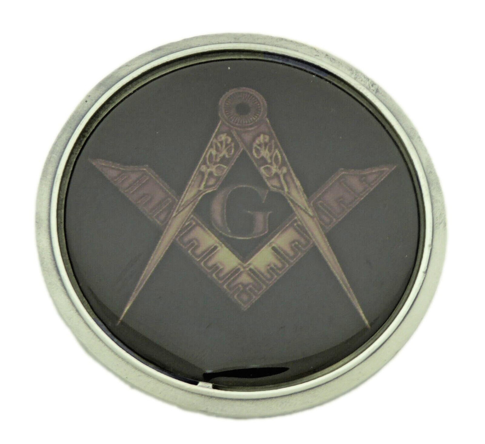 Mason Masonic Fraternal Compass Masonry Freemasonry Master Pewter Belt Buckle