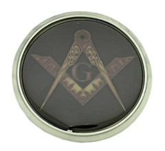 Mason Masonic Fraternal Compass Masonry Freemasonry Master Pewter Belt Buckle