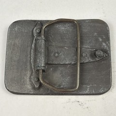 1776 Bicenentenial 1976 Spirit of America Eagle Pewter Belt Buckle