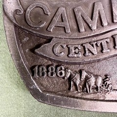 Campbell Nebraska Centennial Belt Buckle 1886–1986 Ltd Ed 200/500 Vintage