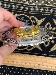 Western Buckle Gold Black Silver Guns 2nd Amend Cowboy 2 »Buckle Hebilla Vaquero