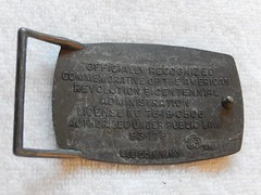 Vintage 1976 American Revolution Bicentennial Belt Buckle