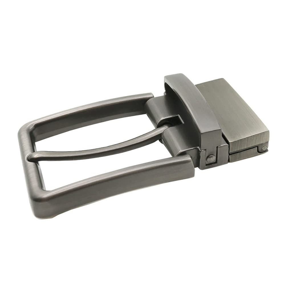UUYYEO Alloy Clamp Belt Buckle approx 3.5 cm in inner diameter, Silver