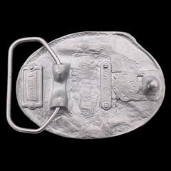 Linesman Worker Telephone Telecom. Tech Electrician Belt Buckle