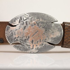 Oval Belt Buckle with Break Edges – Heavy Duty Urban Look Sport Design