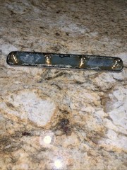 JUSTIN SILVER MEXICO “JIM” Name Plate 6.25” WESTERN