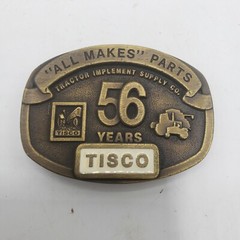 Tisco Belt Buckle Lot (3) 56 years (1)59 years limited edition numbered Tractor
