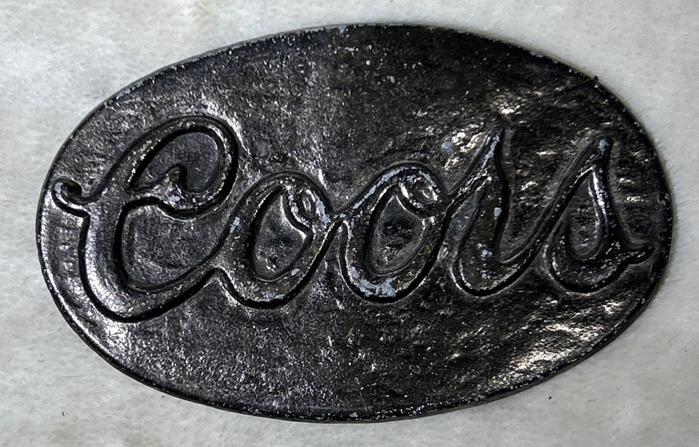 Vintage Coors Belt Buckle Metal Men’s