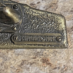 1984 SOUTHERN PACIFIC Train Brass Belt Buckle