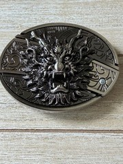 Western Men 3D Dragon Head Belt Buckle Perfect Gift for Men