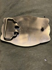 Vintage/undated Budweiser Beer belt buckle. 3.5&Prime; Wide.