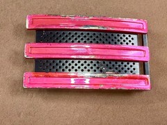 Adidas Golf 3 Stripe Pink & Black Color Trophy Award Style Used Belt Buckle