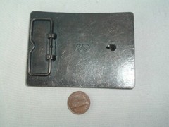 VINTAGE FIREARMS LEGAL DEFENSE FUND BRASS BELT BUCKLE