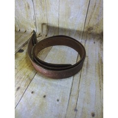 Vtg Banjo & Guitars Belt Leather Country Blue Grass Music Belt