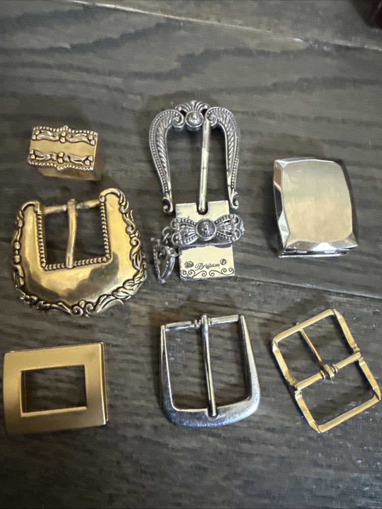 Unsorted Belt Buckles Mixed Lot