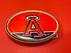 Los Angeles Anaheim Angels Ca Baseball Led Lights Belt Buckle W/ Fresh Battery!