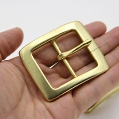 Heavy Duty Roller Belt buckle Solid Brass Single Prong Belt Buckle 1 1/2&Prime;38mm