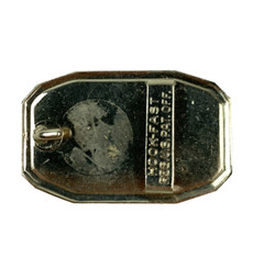 Vintage Jack Name Fire Department Child&rsquo;s Metal Belt Buckle
