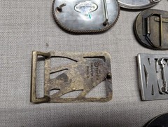 vintage LOT OF 19 belt buckles WESTERN brass cowboy 1970s-1980&rsquo;s
