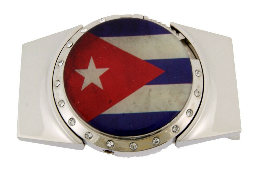 Removable Lighters Belt Buckle Cuba Havana Colorful Flag Country Nation
