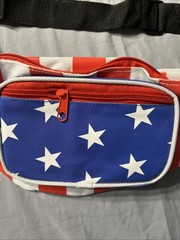 USA Merica Beverage Belt Fanny Pack Holster All American Classic Costume 4th of
