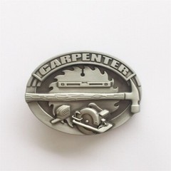 Vintage Style Tradesman Carpenter Western Star Belt Buckle