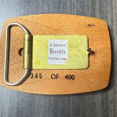 Adolph Coors Schuetzenfest Belt Buckle Herrett&rsquo;s Twin Falls Idaho 1982-1992
