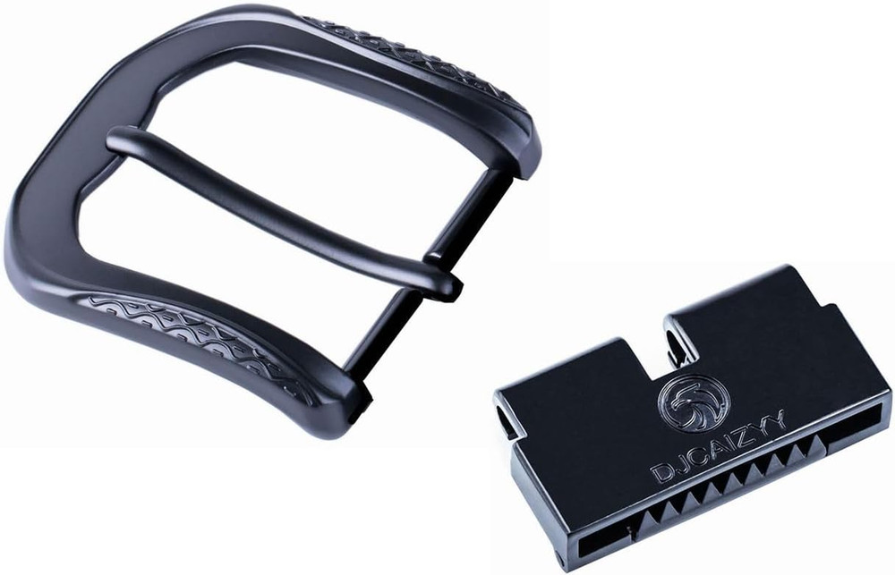 Belt Buckle Replacement Belt Buckle Removable Heavy Duty Classic Black 1.5&Prime;