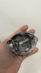 Siskiyou Double Eagle Pewter Belt Buckle Western X-89 90s Y2k Style USA Vintage