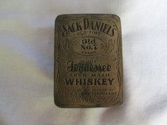 Jack Daniel&rsquo;s Old Time Old No. 7 Tennessee Sour Mash Whiskey Brass Buckle