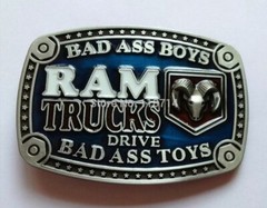 Dodge Ram Pewter Color Logo Belt Buckle RAM Collectible new