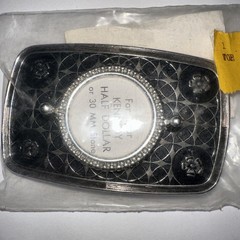 VTG Trophy Belt Buckle To Be Customized With A Stone Or Emblem Black/Silver/Gold